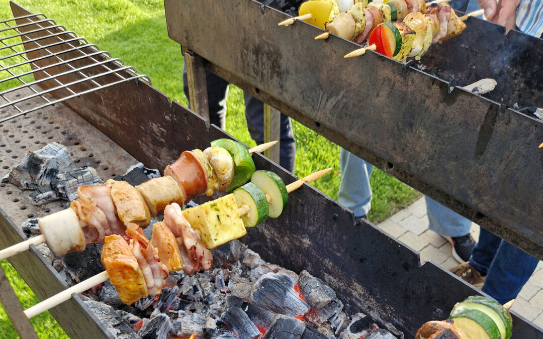 Grillplausch bei bestem Wetter